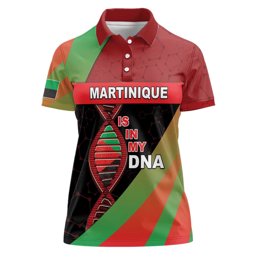 Martinique Is In My DNA Women Polo Shirt - Wonder Print Shop