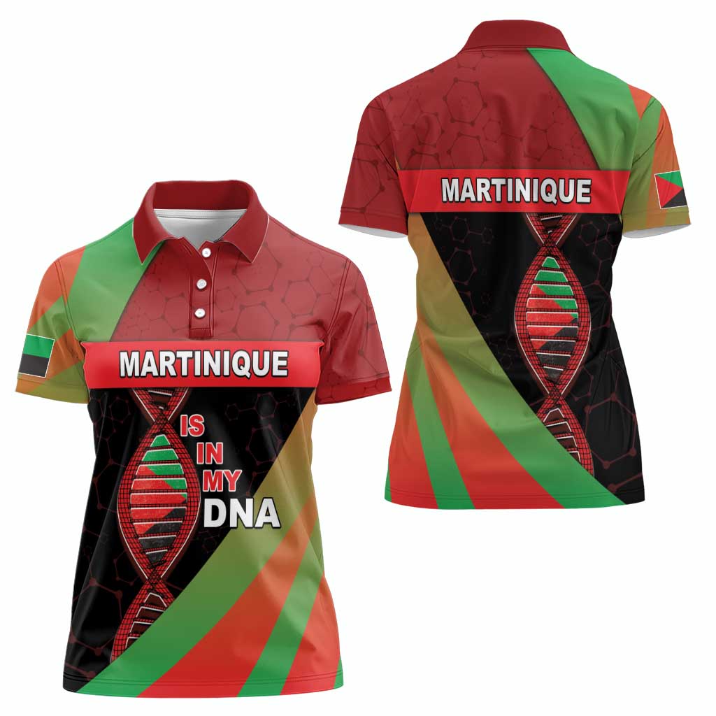 Martinique Is In My DNA Women Polo Shirt - Wonder Print Shop