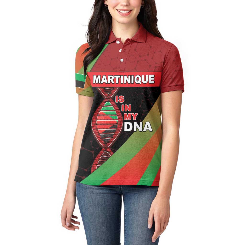 Martinique Is In My DNA Women Polo Shirt - Wonder Print Shop