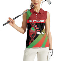 Martinique Is In My DNA Women Sleeveless Polo Shirt - Wonder Print Shop