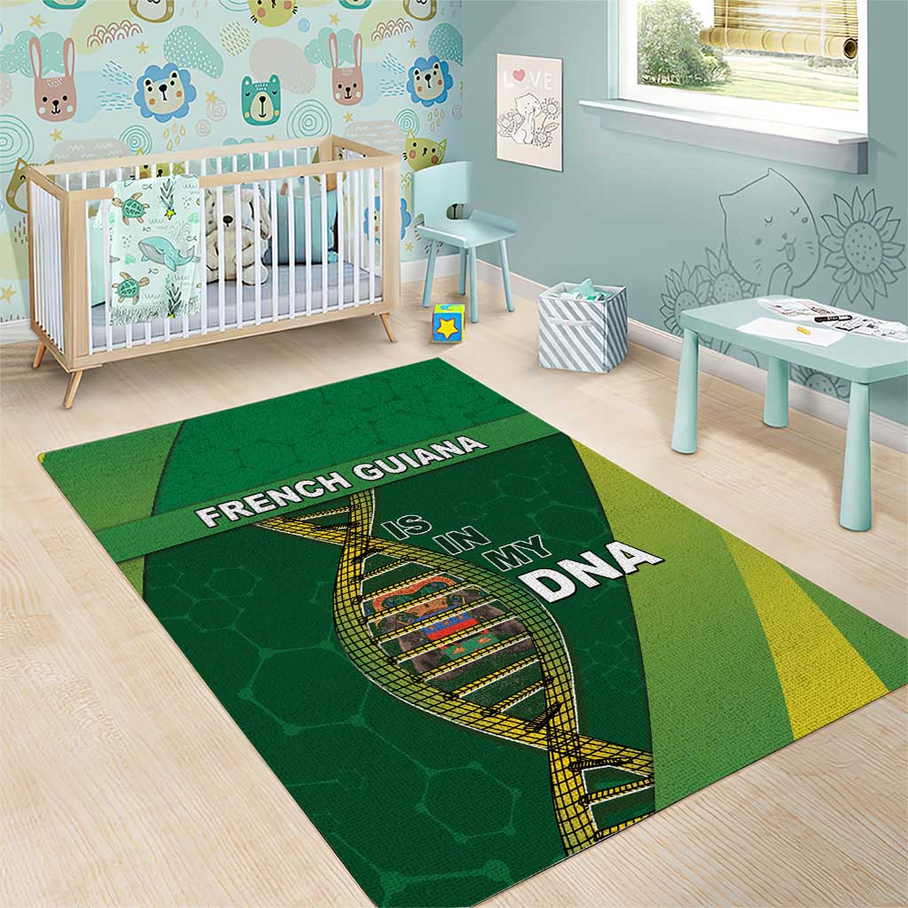 French Guiana Is In My DNA Area Rug - Wonder Print Shop