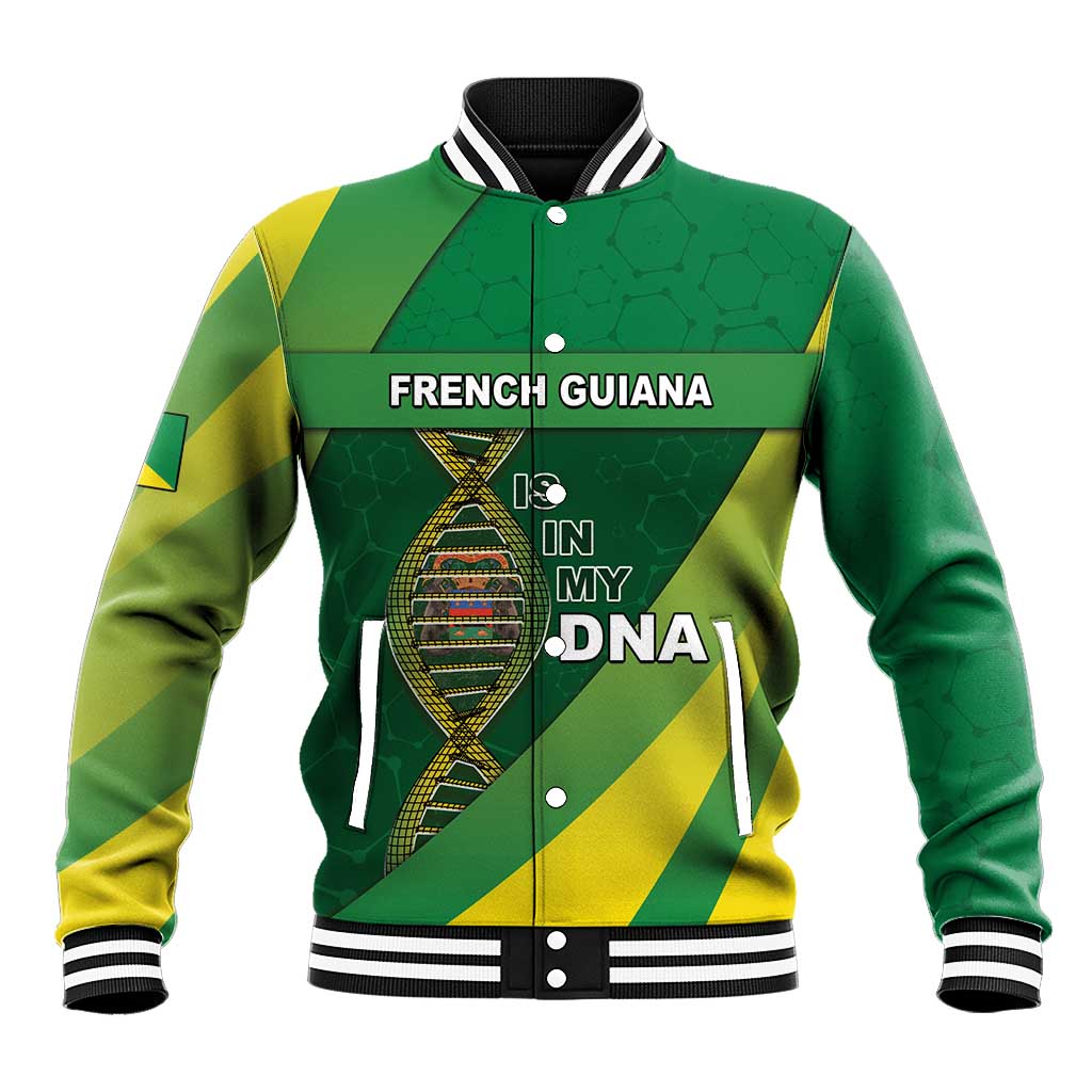 French Guiana Is In My DNA Baseball Jacket - Wonder Print Shop