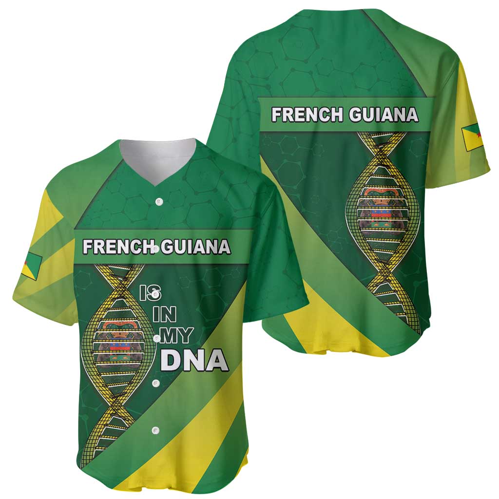 French Guiana Is In My DNA Baseball Jersey - Wonder Print Shop