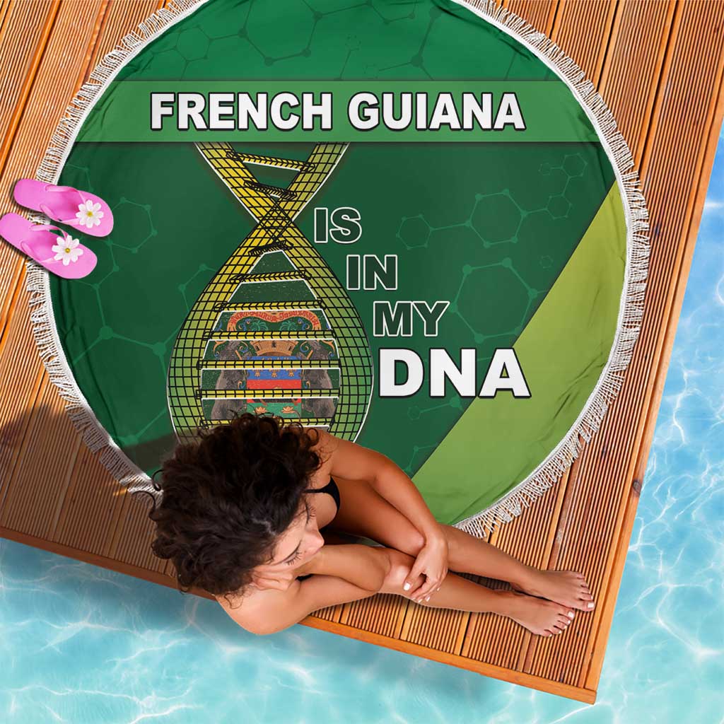 French Guiana Is In My DNA Beach Blanket - Wonder Print Shop