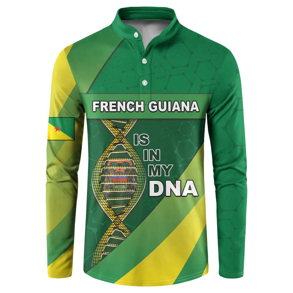 French Guiana Is In My DNA Button Sweatshirt - Wonder Print Shop