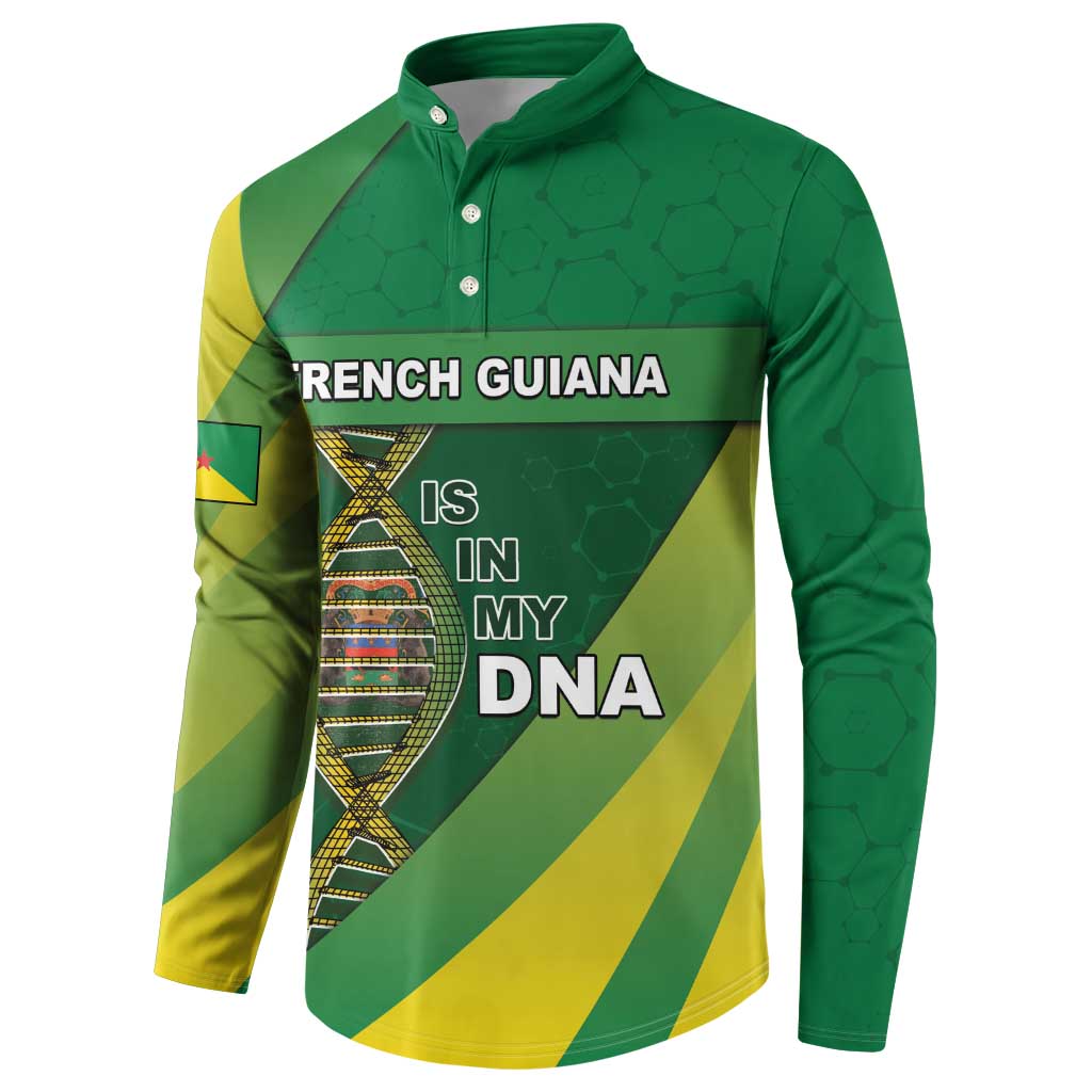 French Guiana Is In My DNA Button Sweatshirt - Wonder Print Shop