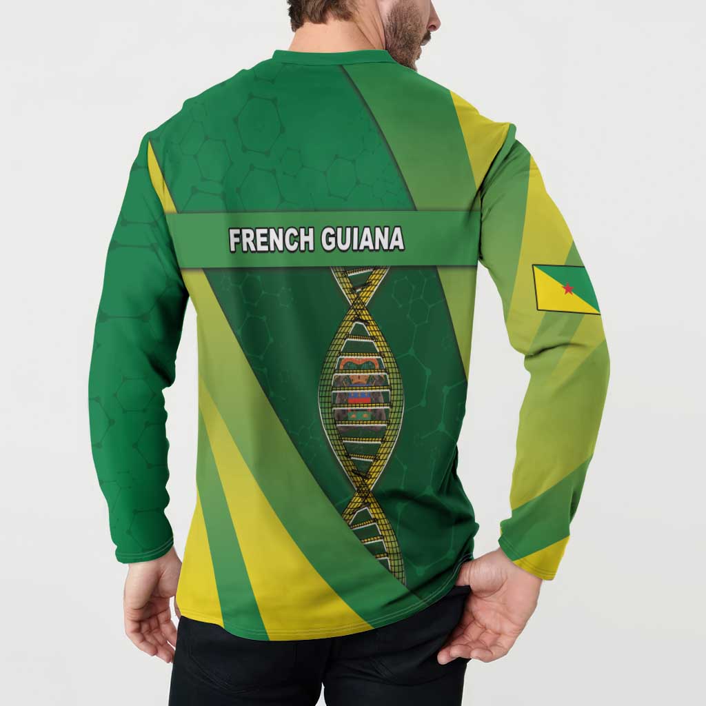 French Guiana Is In My DNA Button Sweatshirt - Wonder Print Shop