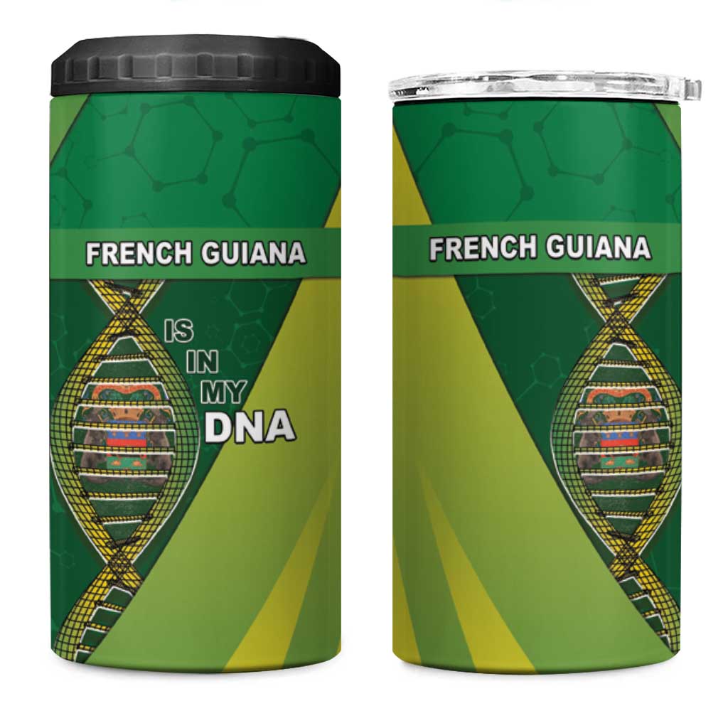 French Guiana Is In My DNA 4 in 1 Can Cooler Tumbler - Wonder Print Shop