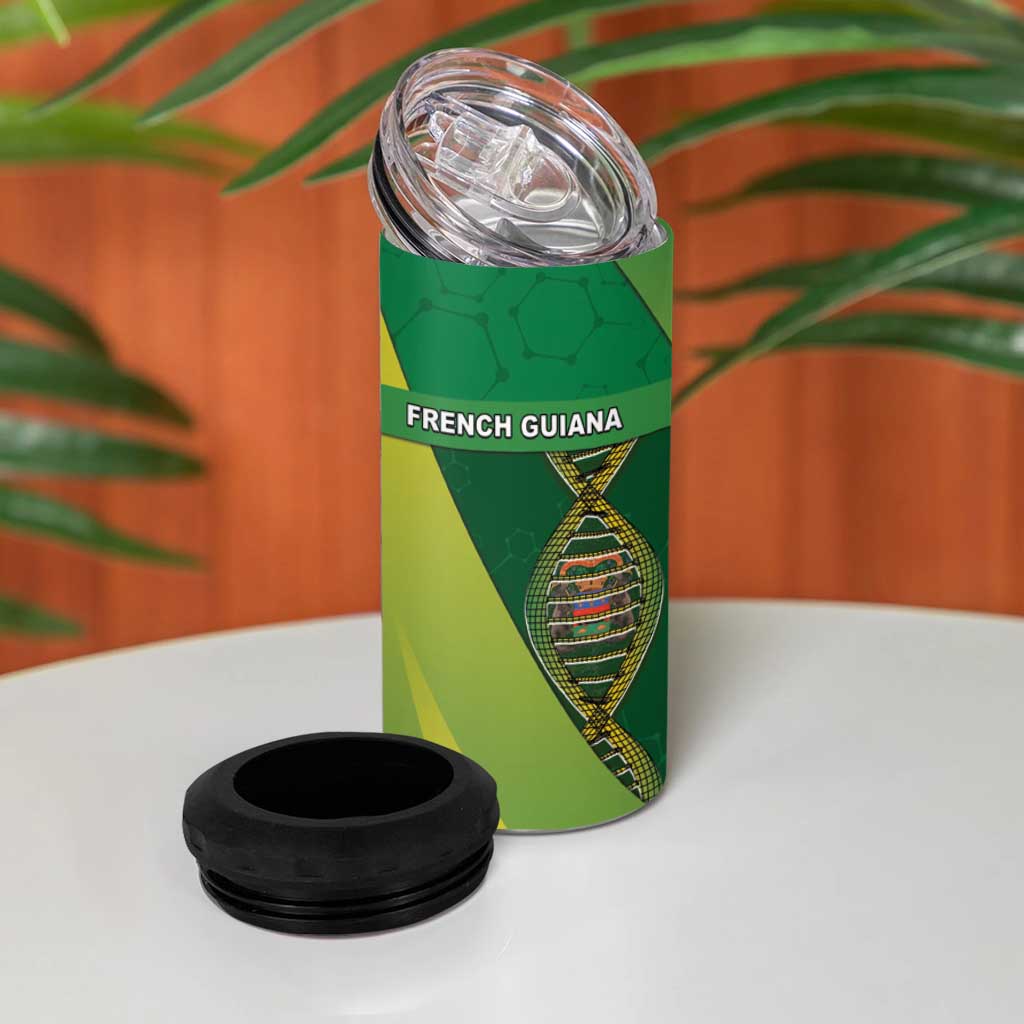 French Guiana Is In My DNA 4 in 1 Can Cooler Tumbler - Wonder Print Shop