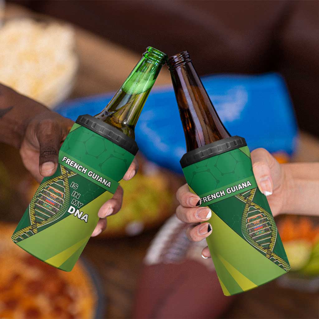 French Guiana Is In My DNA 4 in 1 Can Cooler Tumbler - Wonder Print Shop