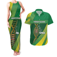 French Guiana Is In My DNA Couples Matching Tank Maxi Dress and Hawaiian Shirt - Wonder Print Shop