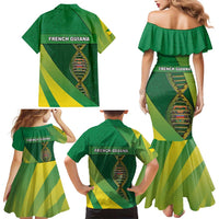 French Guiana Is In My DNA Family Matching Mermaid Dress and Hawaiian Shirt - Wonder Print Shop