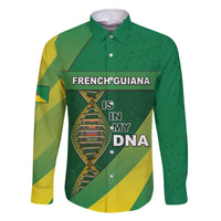 French Guiana Is In My DNA Family Matching Off The Shoulder Long Sleeve Dress and Hawaiian Shirt - Wonder Print Shop