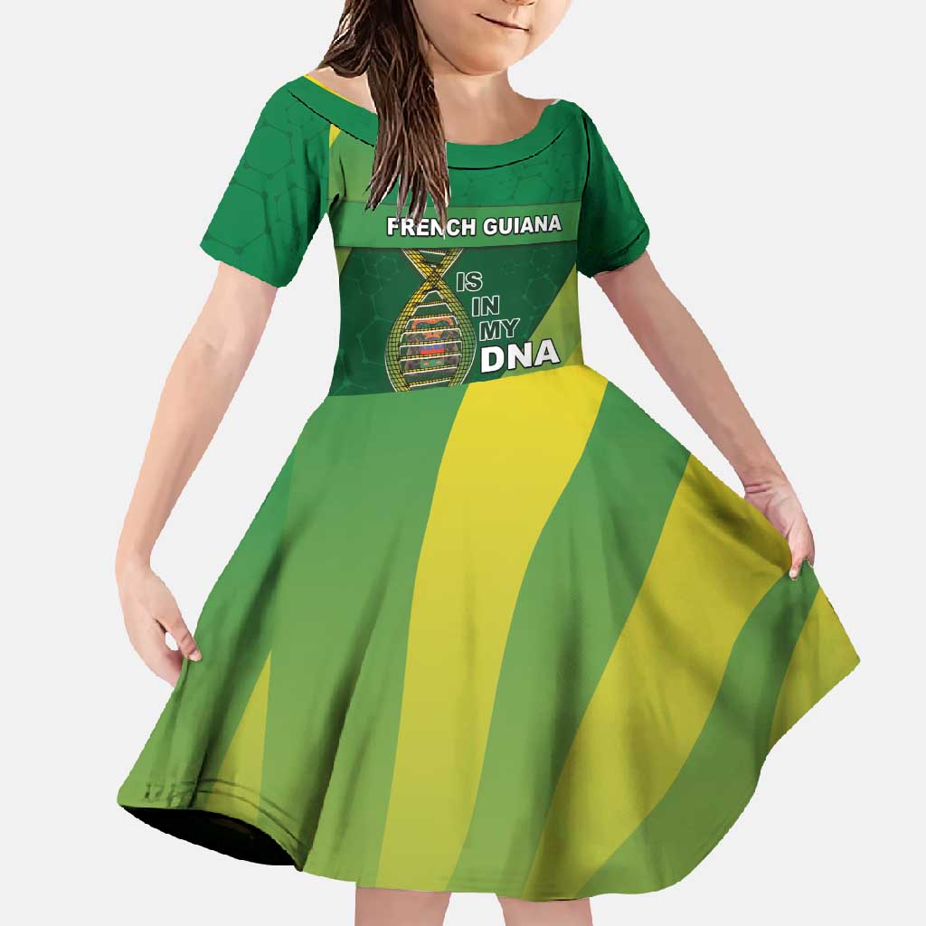 French Guiana Is In My DNA Family Matching Off Shoulder Maxi Dress and Hawaiian Shirt - Wonder Print Shop