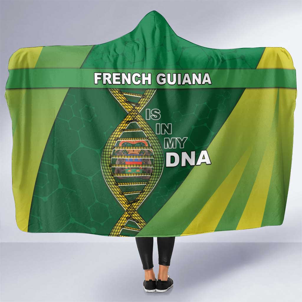 French Guiana Is In My DNA Hooded Blanket - Wonder Print Shop