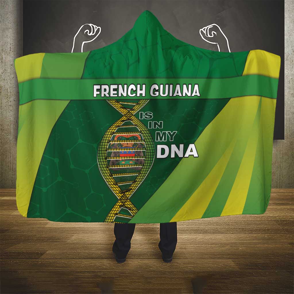 French Guiana Is In My DNA Hooded Blanket - Wonder Print Shop