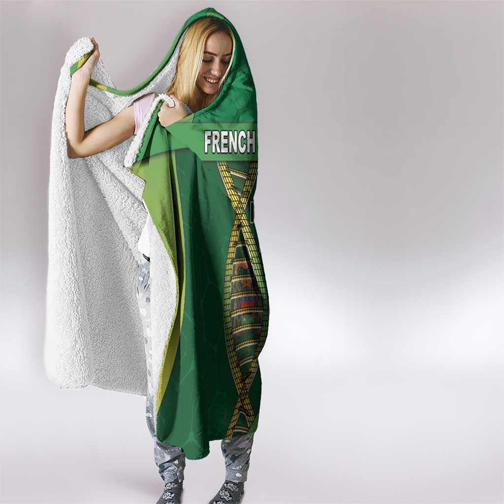 French Guiana Is In My DNA Hooded Blanket - Wonder Print Shop