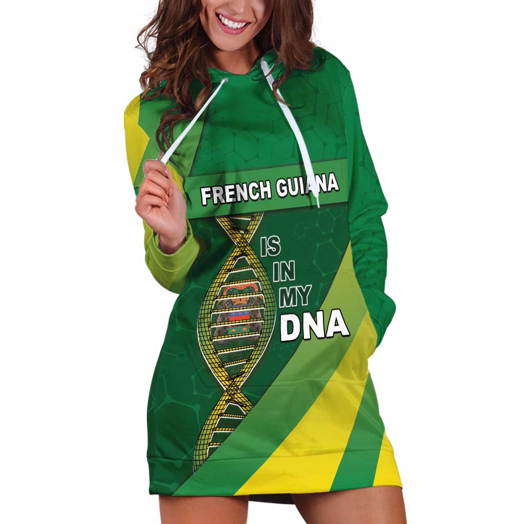 French Guiana Is In My DNA Hoodie Dress - Wonder Print Shop