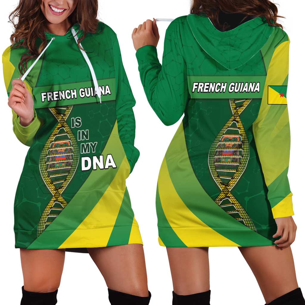 French Guiana Is In My DNA Hoodie Dress - Wonder Print Shop