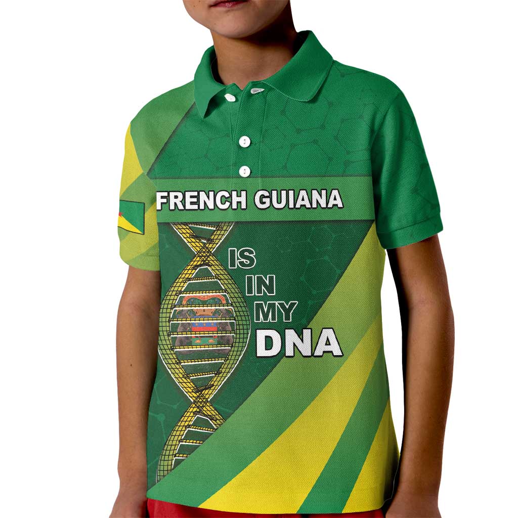 French Guiana Is In My DNA Kid Polo Shirt - Wonder Print Shop