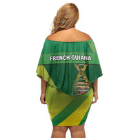 French Guiana Is In My DNA Off Shoulder Short Dress - Wonder Print Shop