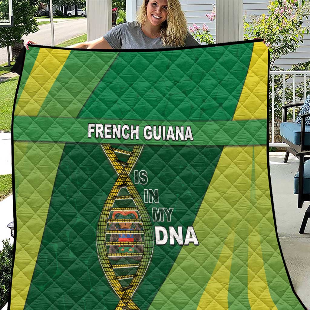 French Guiana Is In My DNA Quilt - Wonder Print Shop