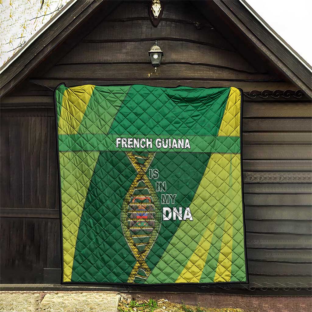 French Guiana Is In My DNA Quilt - Wonder Print Shop