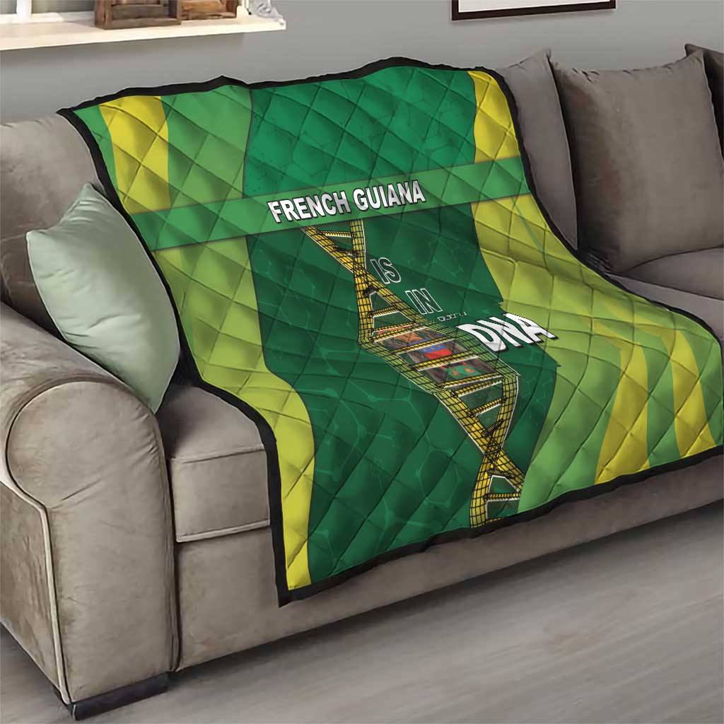 French Guiana Is In My DNA Quilt - Wonder Print Shop