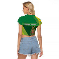 French Guiana Is In My DNA Raglan Cropped T Shirt - Wonder Print Shop