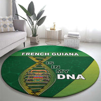 French Guiana Is In My DNA Round Carpet - Wonder Print Shop