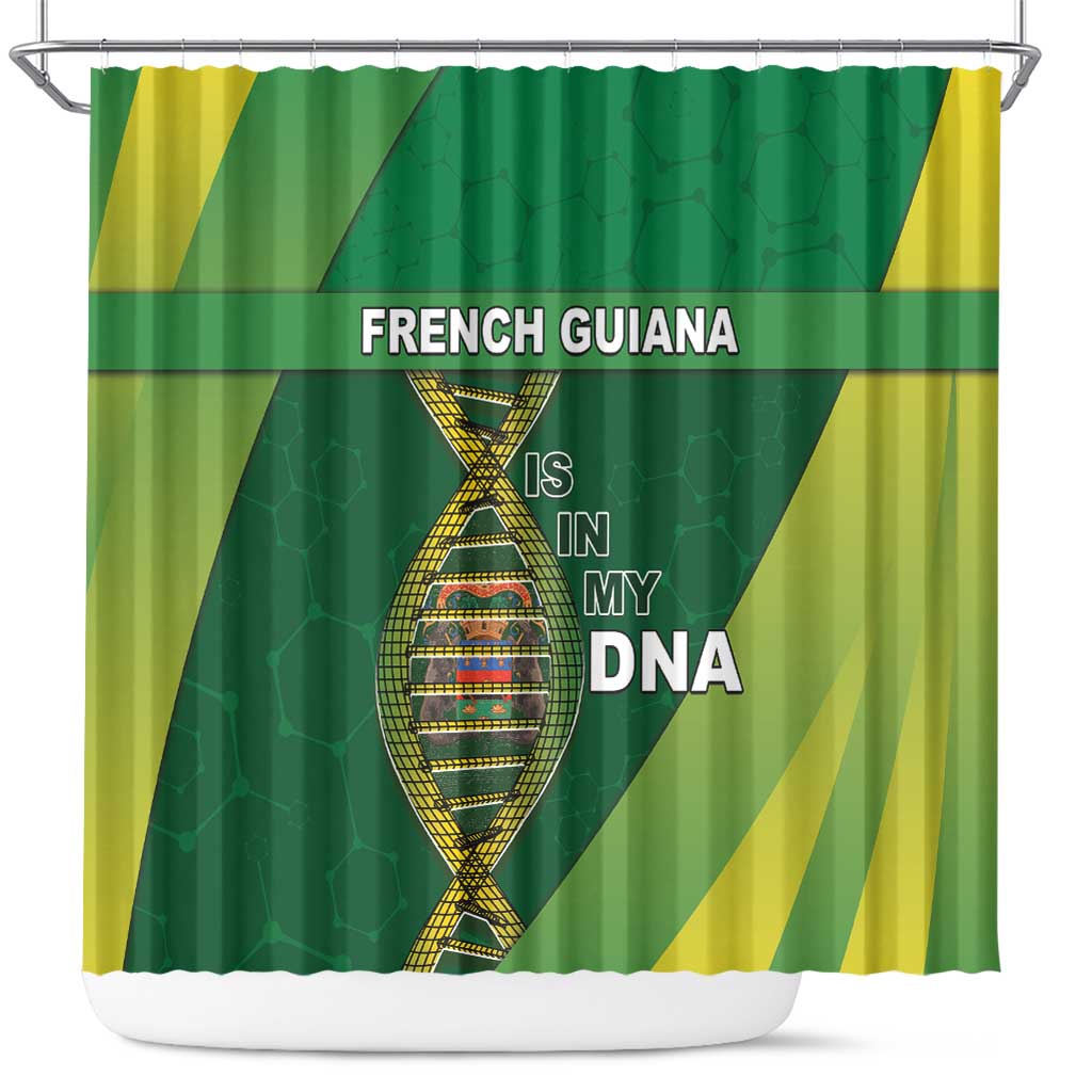 French Guiana Is In My DNA Shower Curtain - Wonder Print Shop