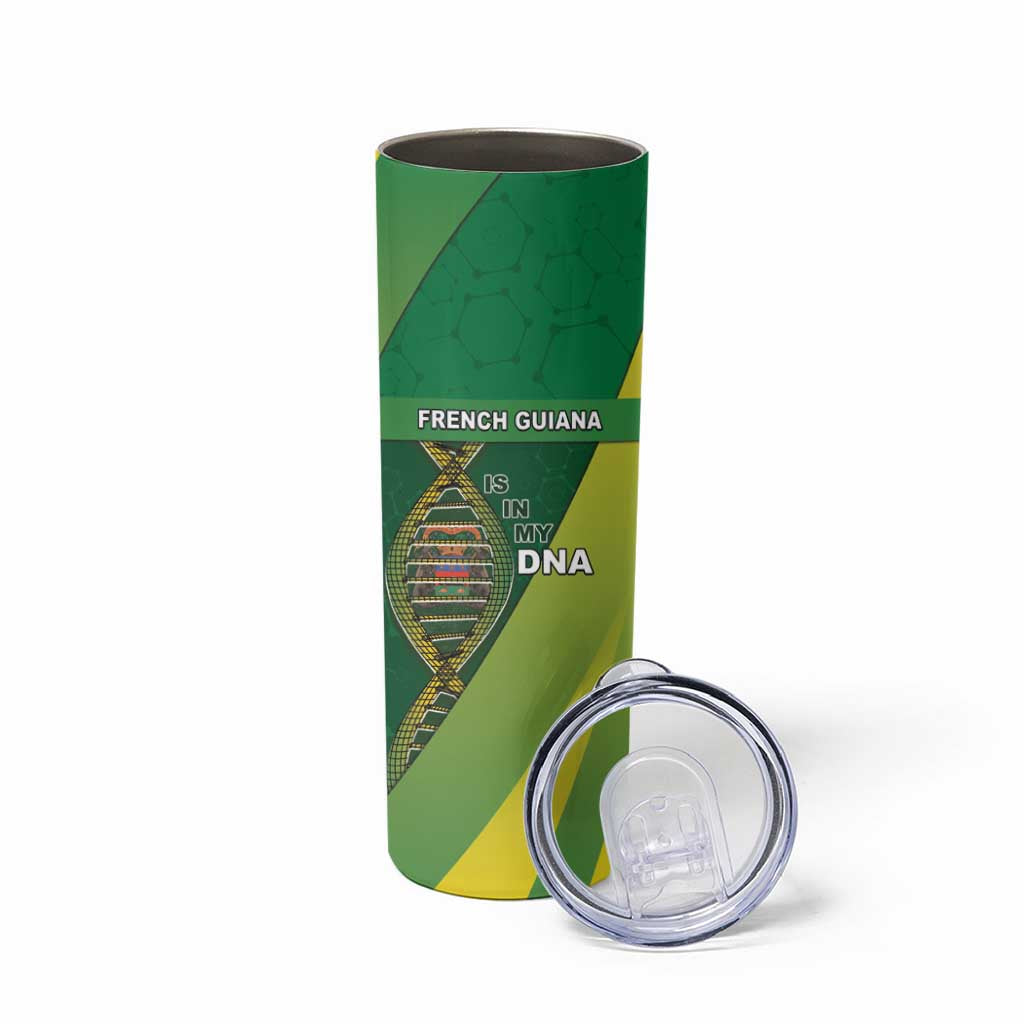 French Guiana Is In My DNA Skinny Tumbler - Wonder Print Shop
