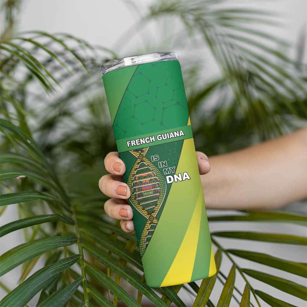 French Guiana Is In My DNA Skinny Tumbler - Wonder Print Shop