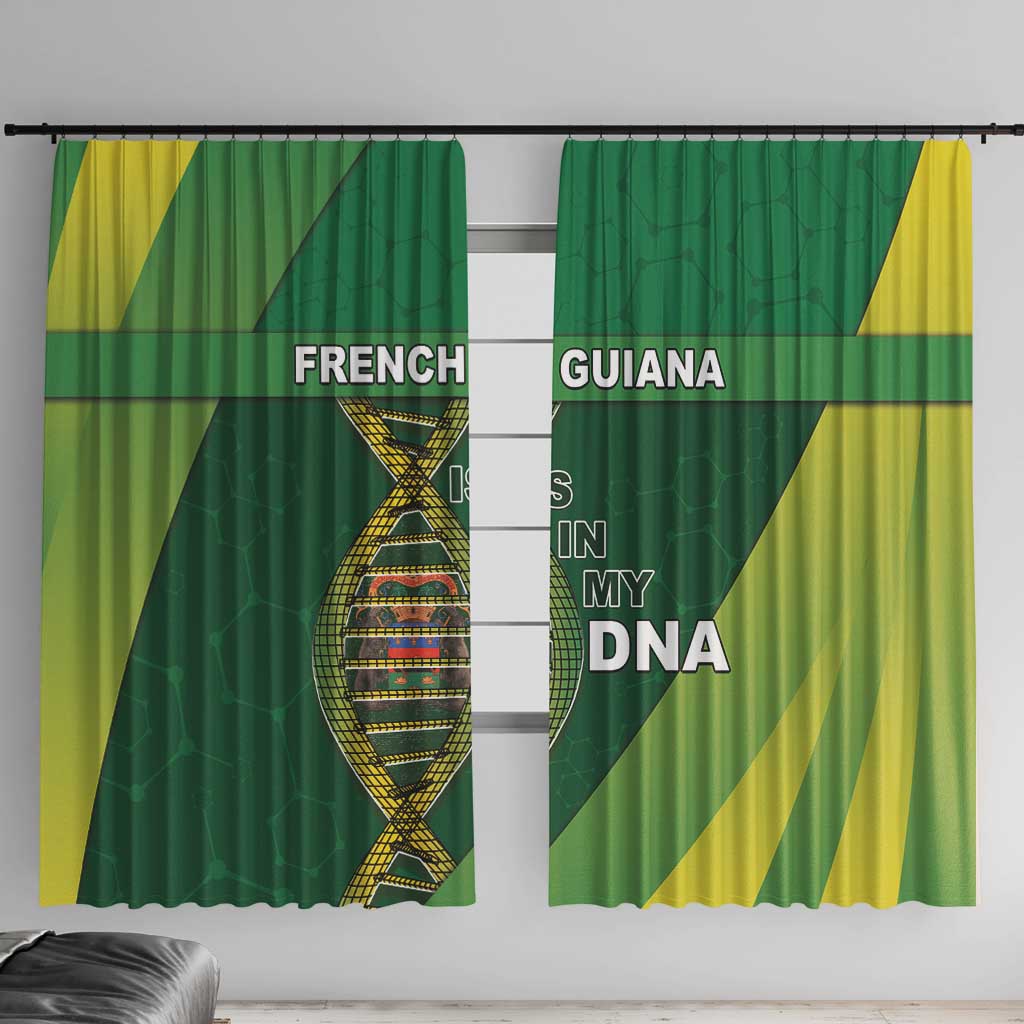 French Guiana Is In My DNA Window Curtain - Wonder Print Shop