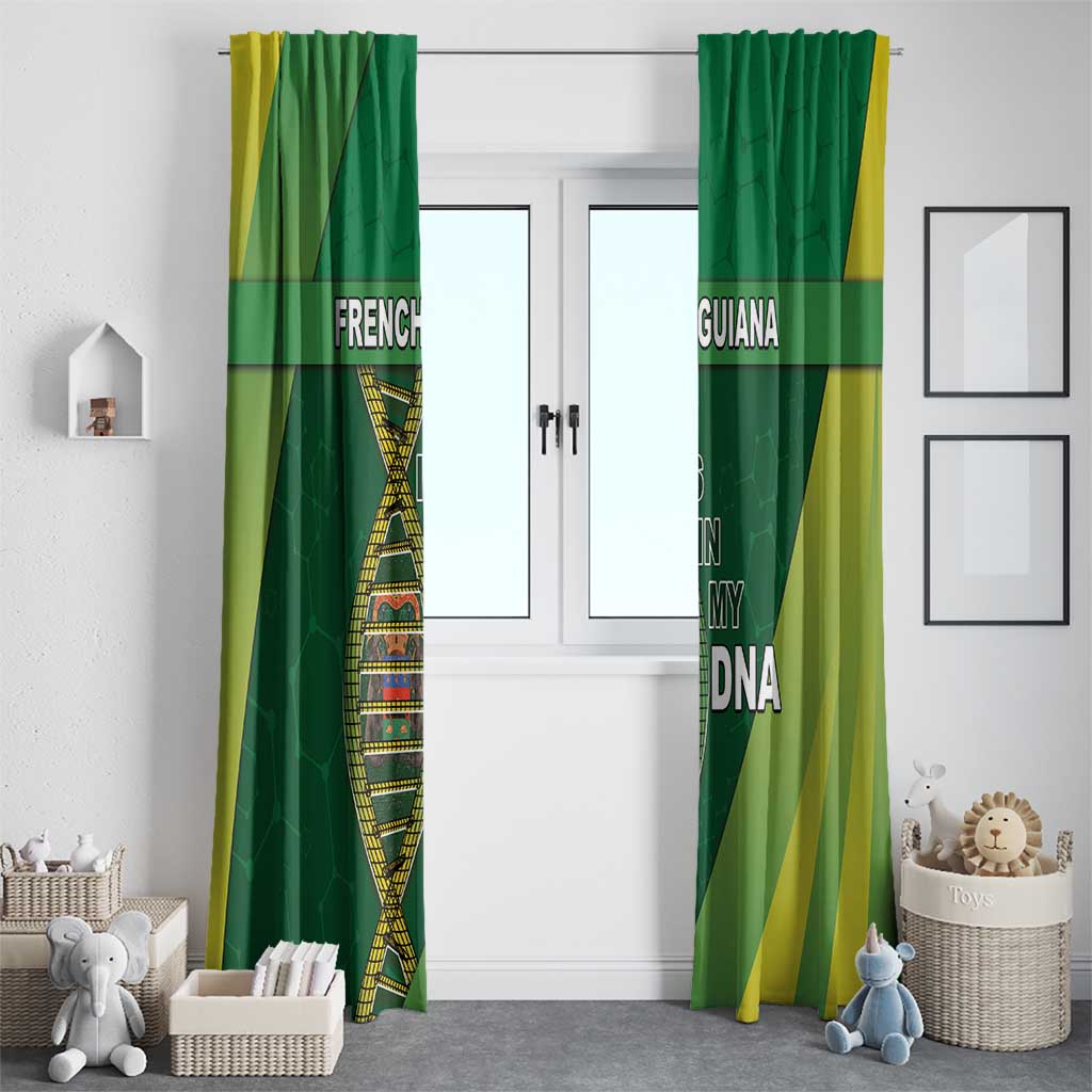 French Guiana Is In My DNA Window Curtain - Wonder Print Shop