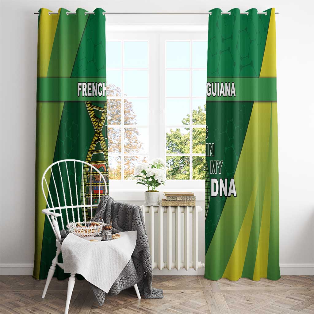 French Guiana Is In My DNA Window Curtain - Wonder Print Shop