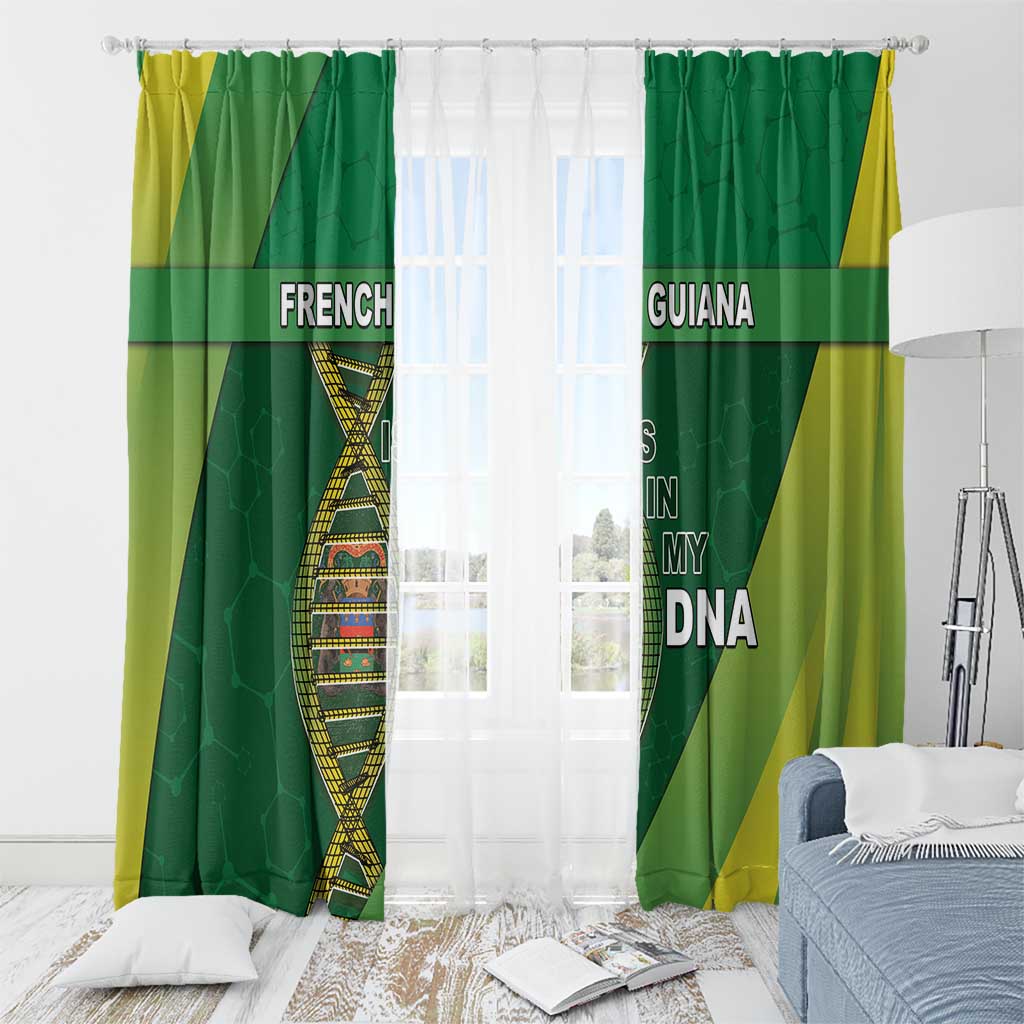 French Guiana Is In My DNA Window Curtain - Wonder Print Shop