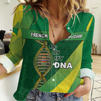 French Guiana Is In My DNA Women Casual Shirt - Wonder Print Shop