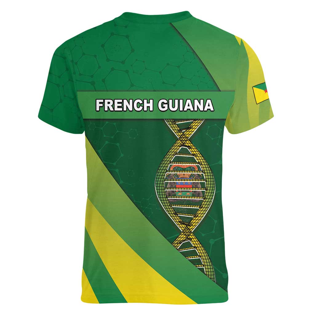 French Guiana Is In My DNA Women V-Neck T-Shirt - Wonder Print Shop