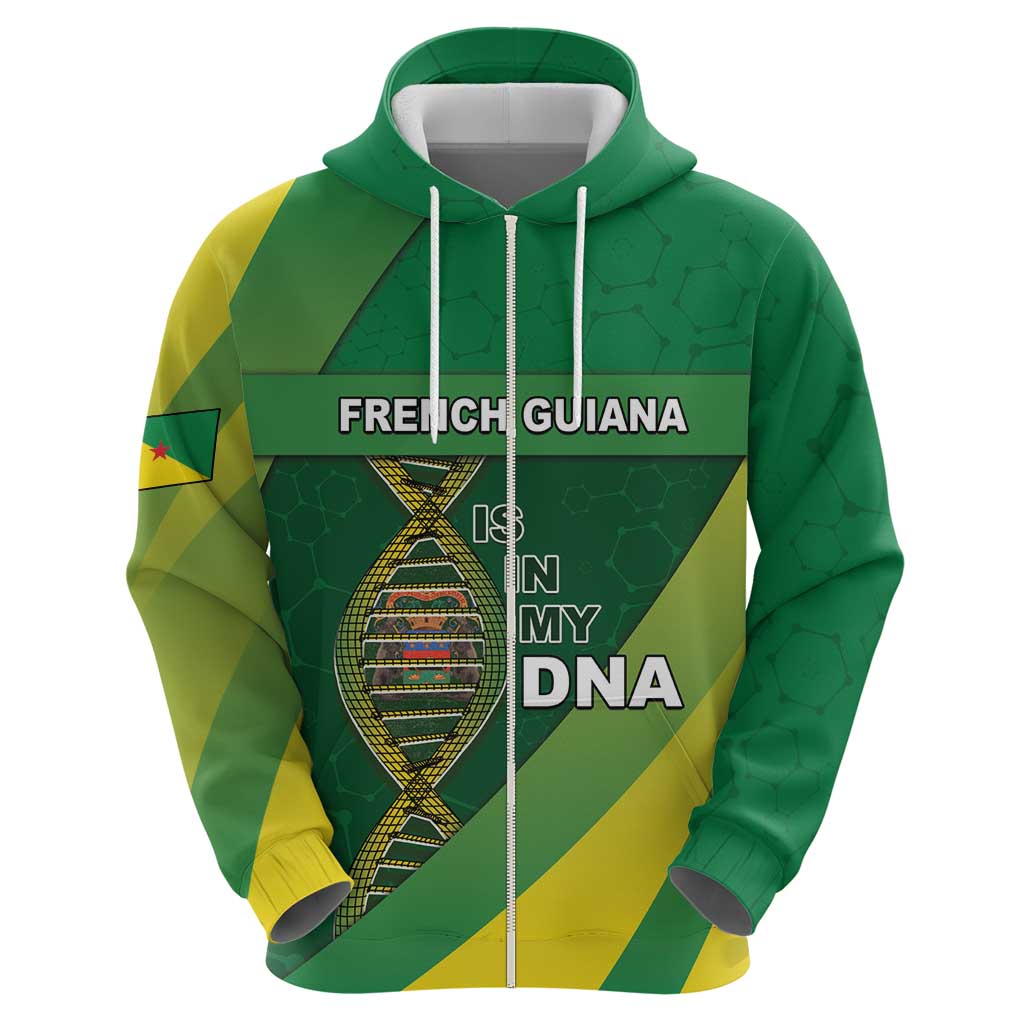 French Guiana Is In My DNA Zip Hoodie - Wonder Print Shop