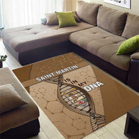 Saint Martin Is In My DNA Area Rug - Wonder Print Shop