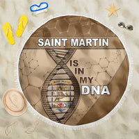 Saint Martin Is In My DNA Beach Blanket - Wonder Print Shop
