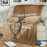 Saint Martin Is In My DNA Blanket - Wonder Print Shop