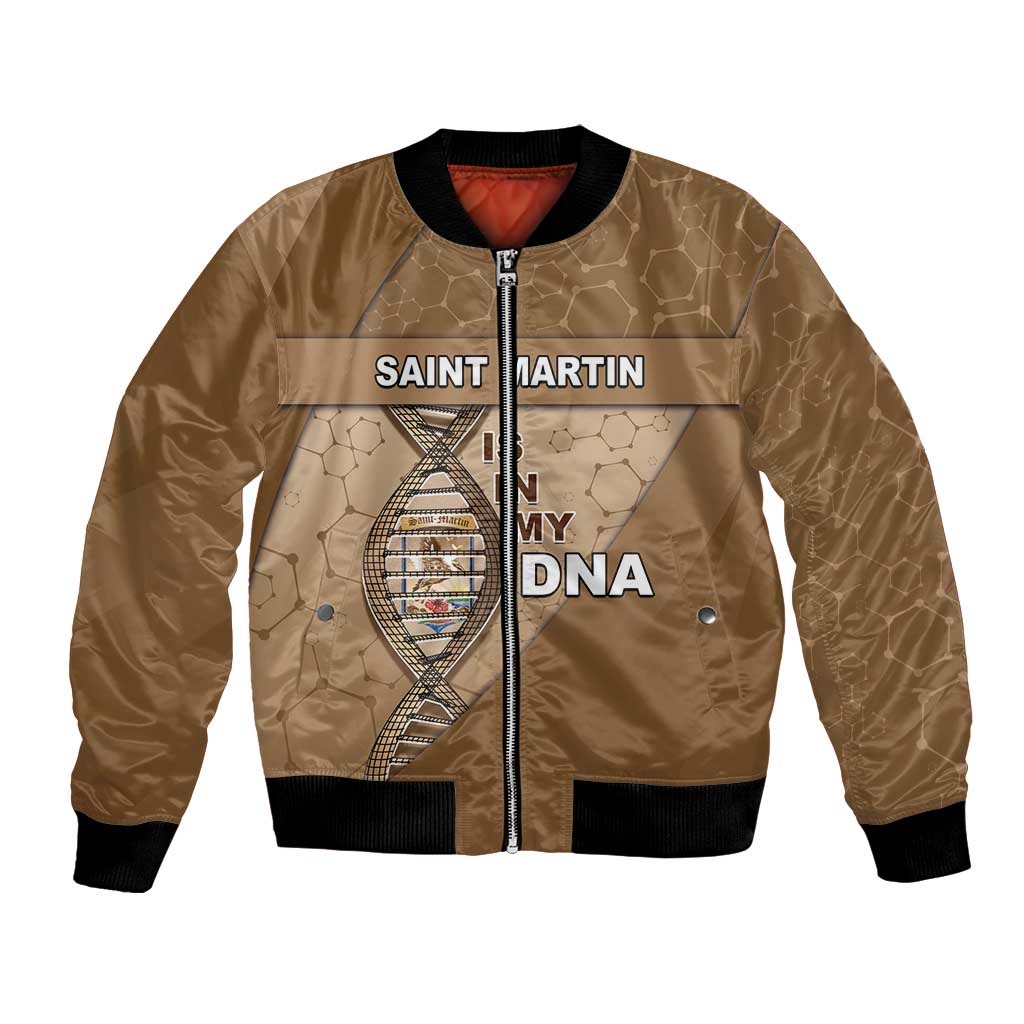 Saint Martin Is In My DNA Bomber Jacket - Wonder Print Shop