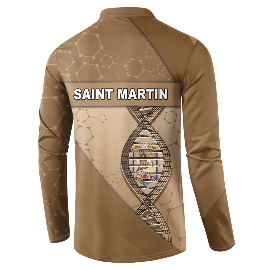 Saint Martin Is In My DNA Button Sweatshirt - Wonder Print Shop