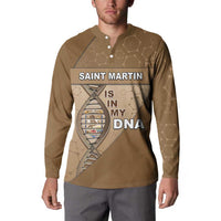 Saint Martin Is In My DNA Button Sweatshirt - Wonder Print Shop