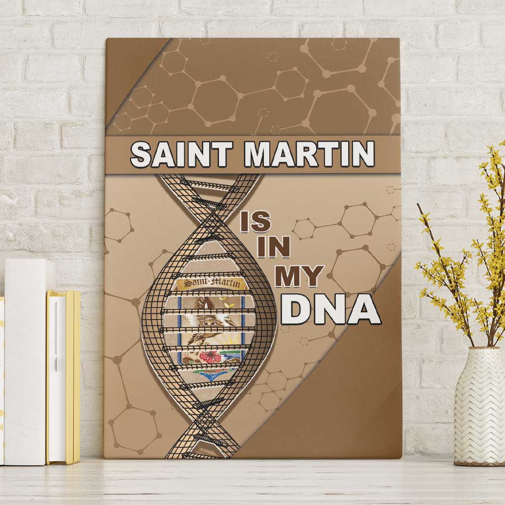 Saint Martin Is In My DNA Canvas Wall Art - Wonder Print Shop