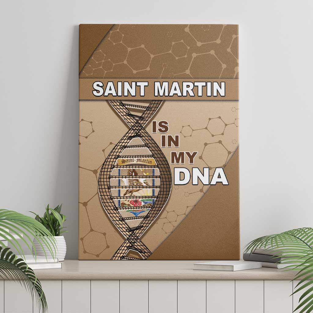 Saint Martin Is In My DNA Canvas Wall Art - Wonder Print Shop