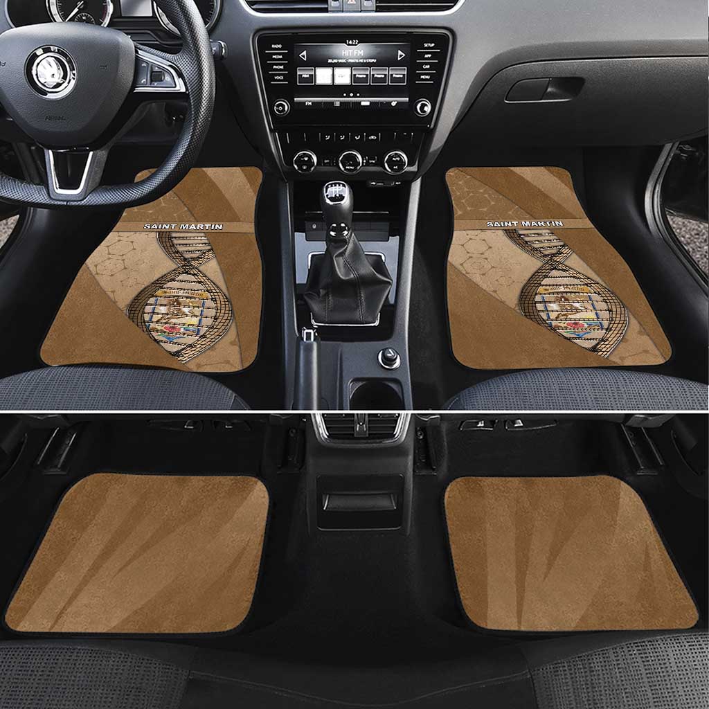 Saint Martin Is In My DNA Car Mats - Wonder Print Shop