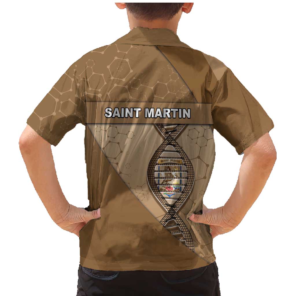 Saint Martin Is In My DNA Family Matching Mermaid Dress and Hawaiian Shirt - Wonder Print Shop